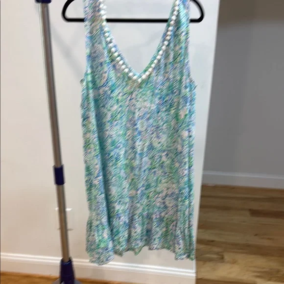 Lilly Pulitzer Blue and Green Mini Dress - Picture 3 of 3